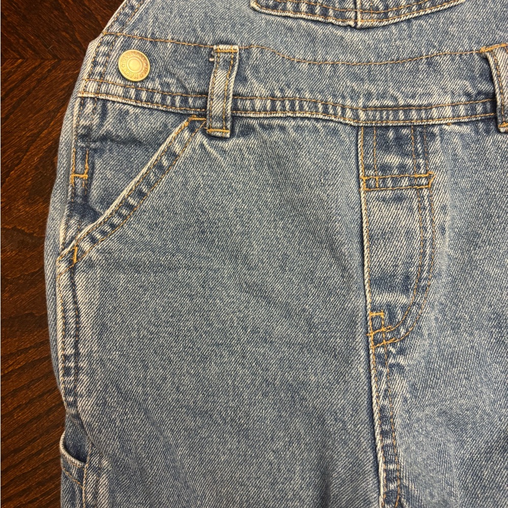 Vintage Old Navy Kids Blue Denim Overalls - Picture 5 of 6